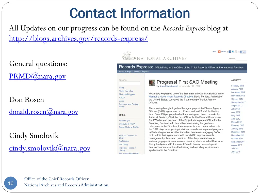 contact information contact information