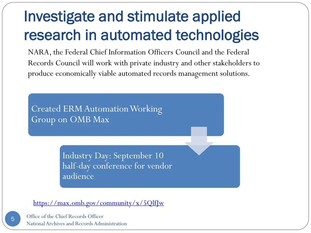 investigate and stimulate applied investigate