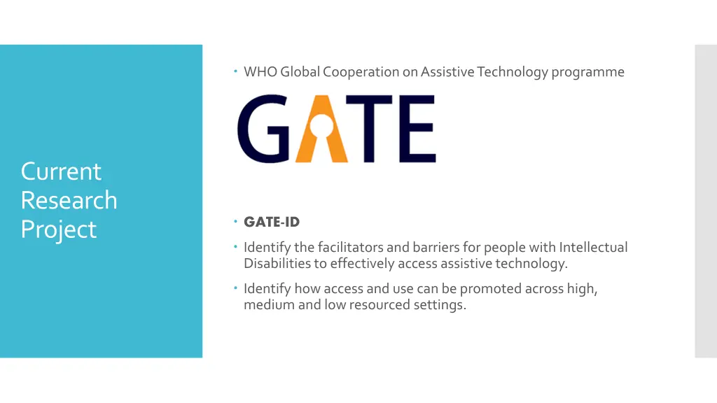 who global cooperation on assistive technology