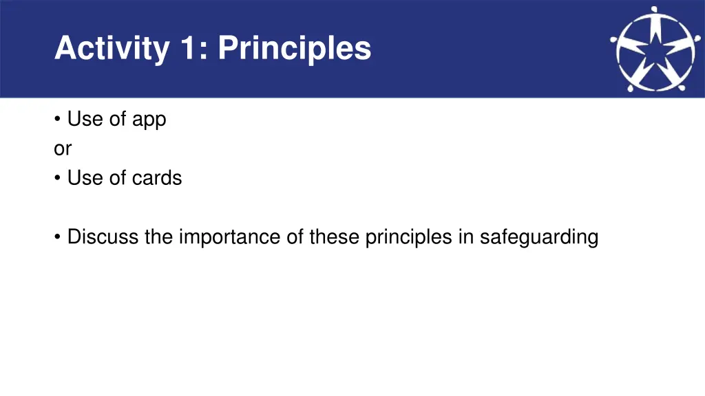 activity 1 principles