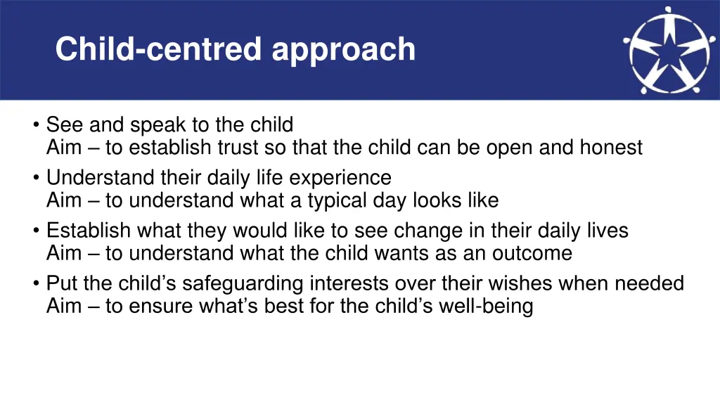 child centred approach