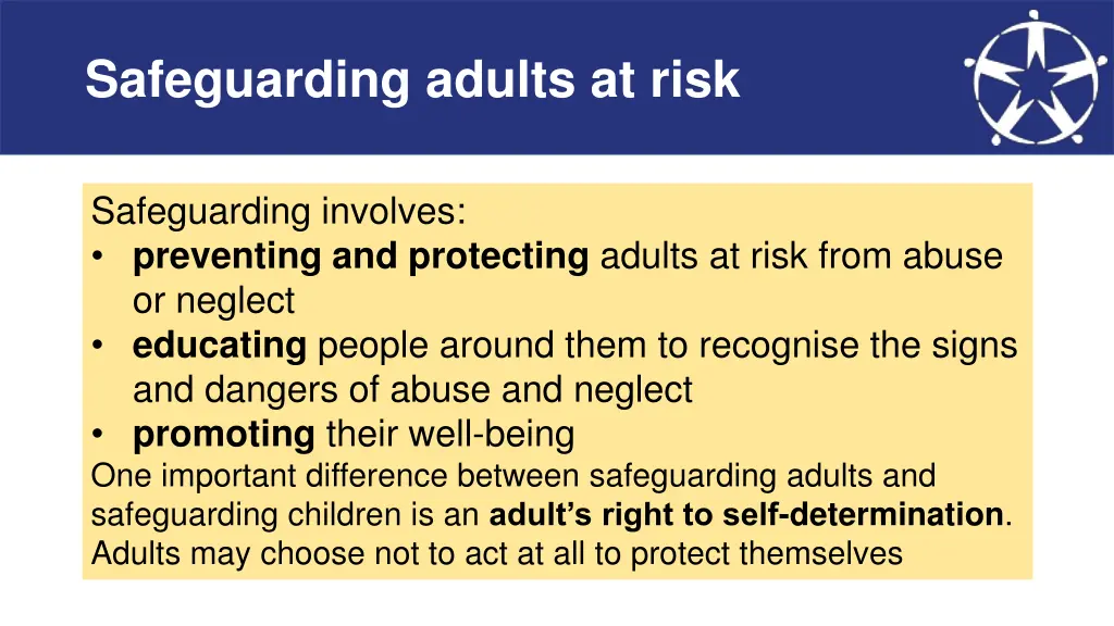 safeguarding adults at risk