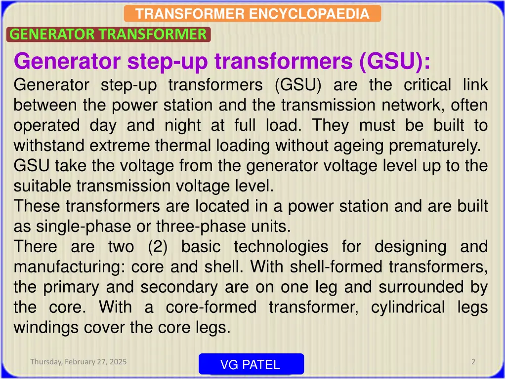 transformer encyclopaedia