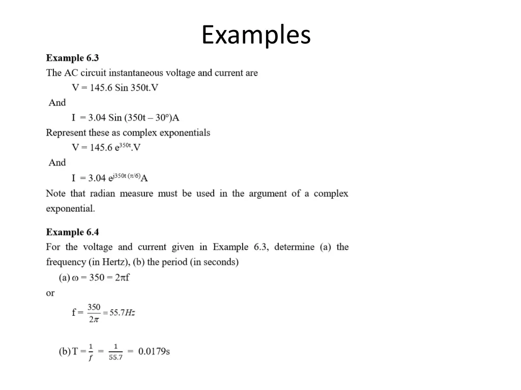 examples