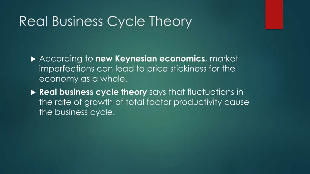 real business cycle theory
