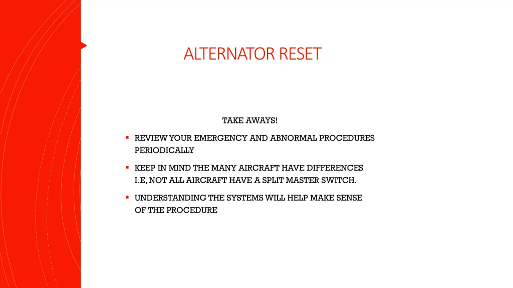 alternator reset 26