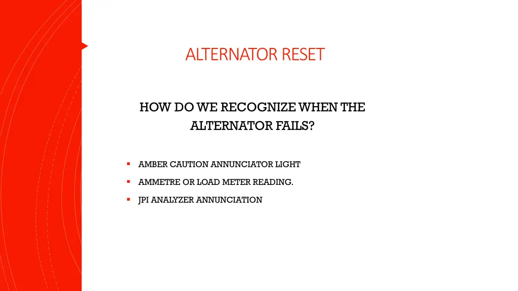 alternator reset 5