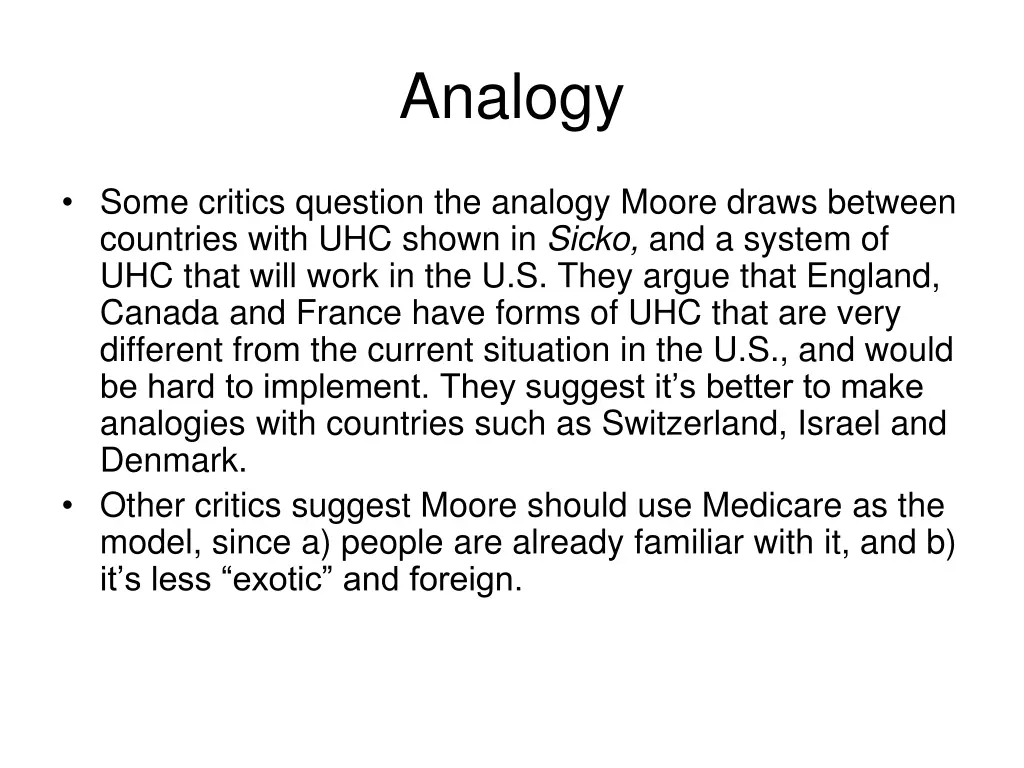 analogy 1