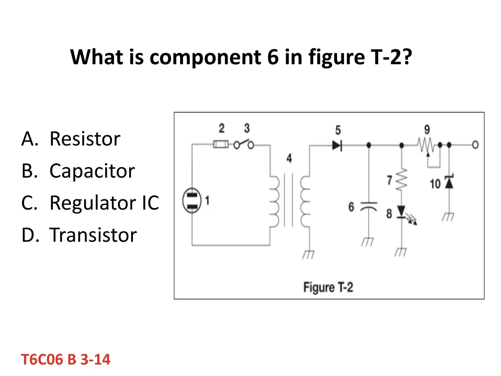 what is component 6 in figure t 2