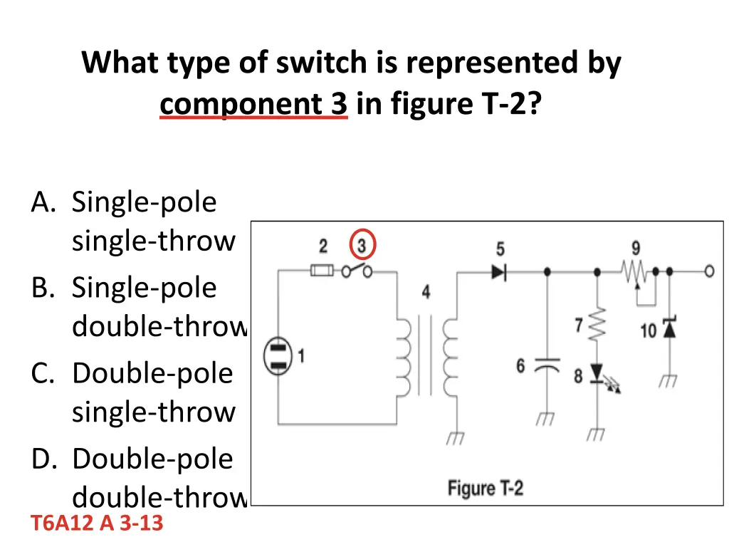 what type of switch is represented by component