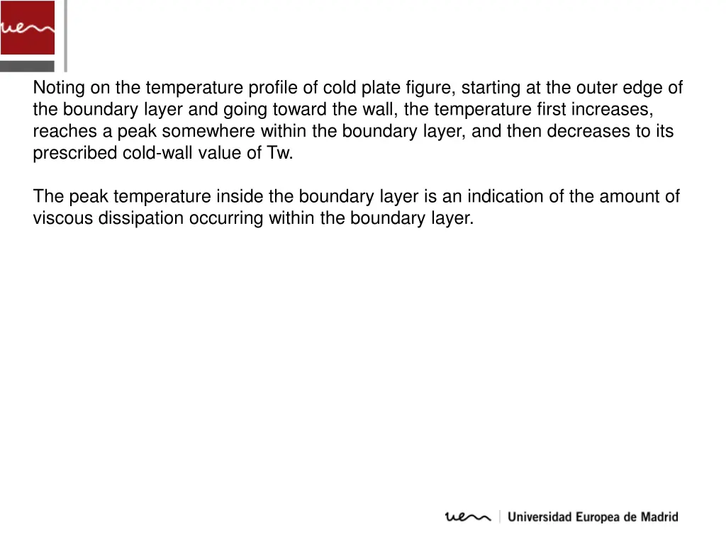 noting on the temperature profile of cold plate