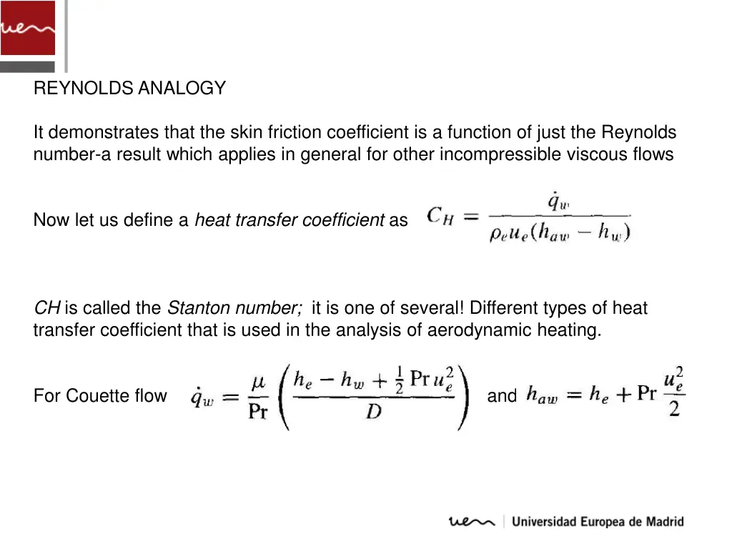 reynolds analogy 1
