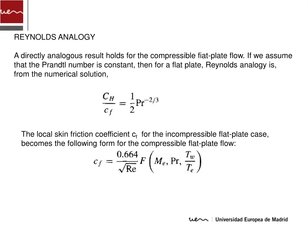 reynolds analogy 7