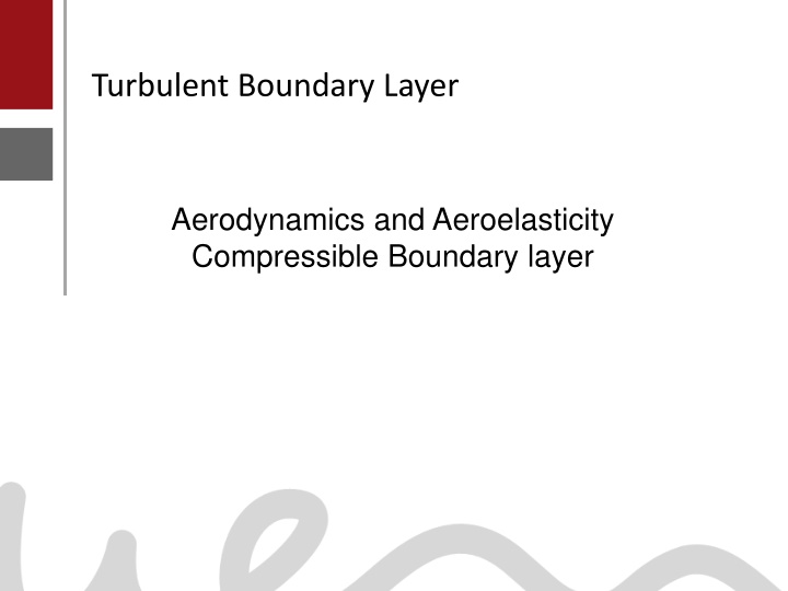 turbulent boundary layer