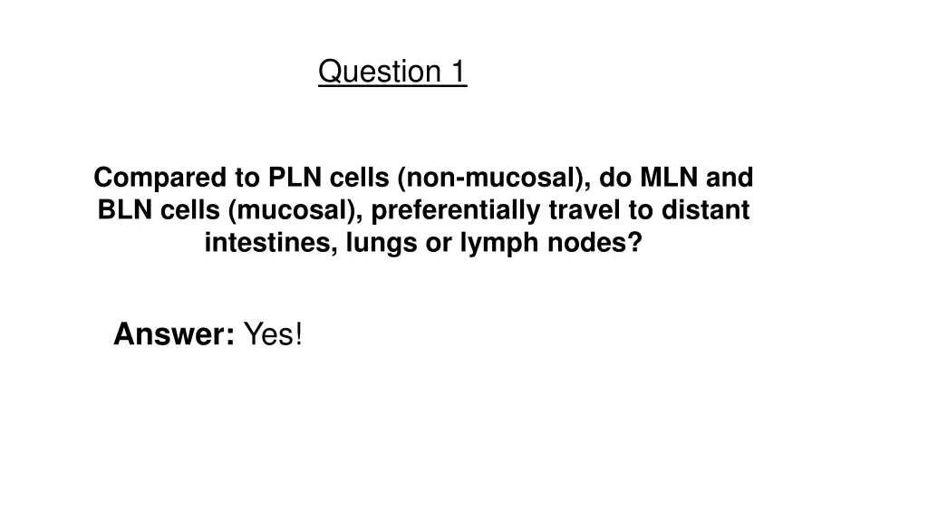question 1