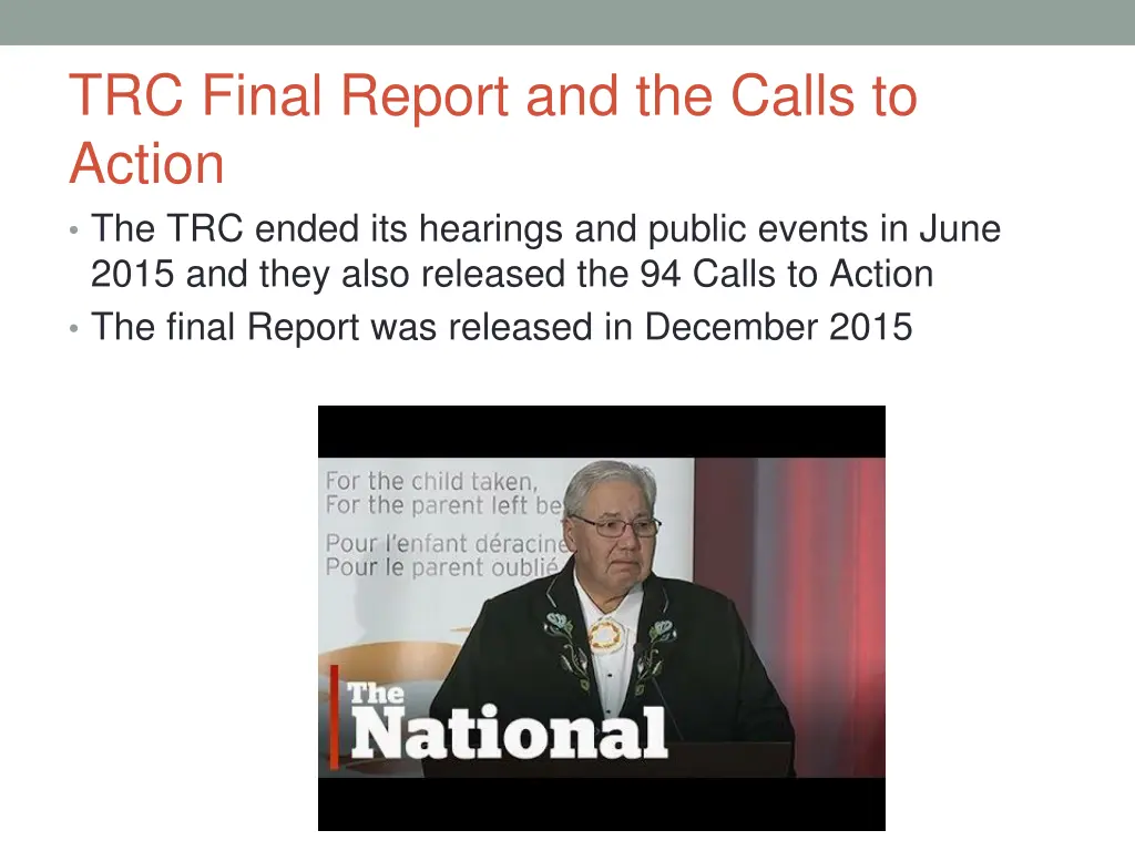 trc final report and the calls to action