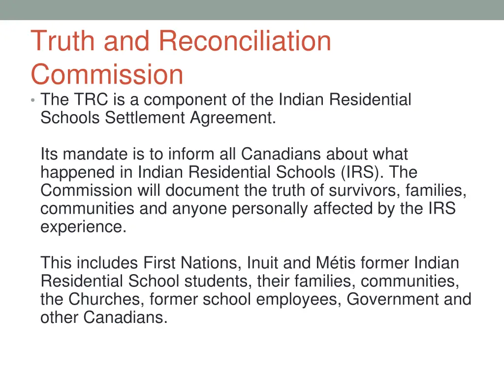 truth and reconciliation commission