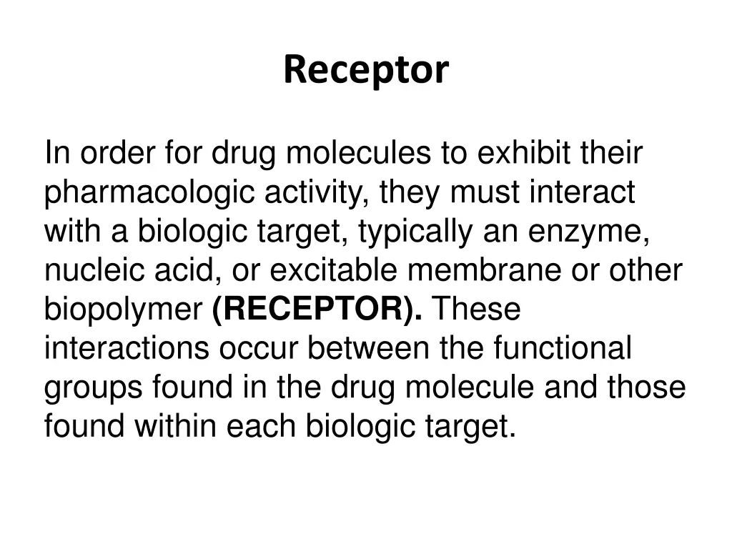 receptor