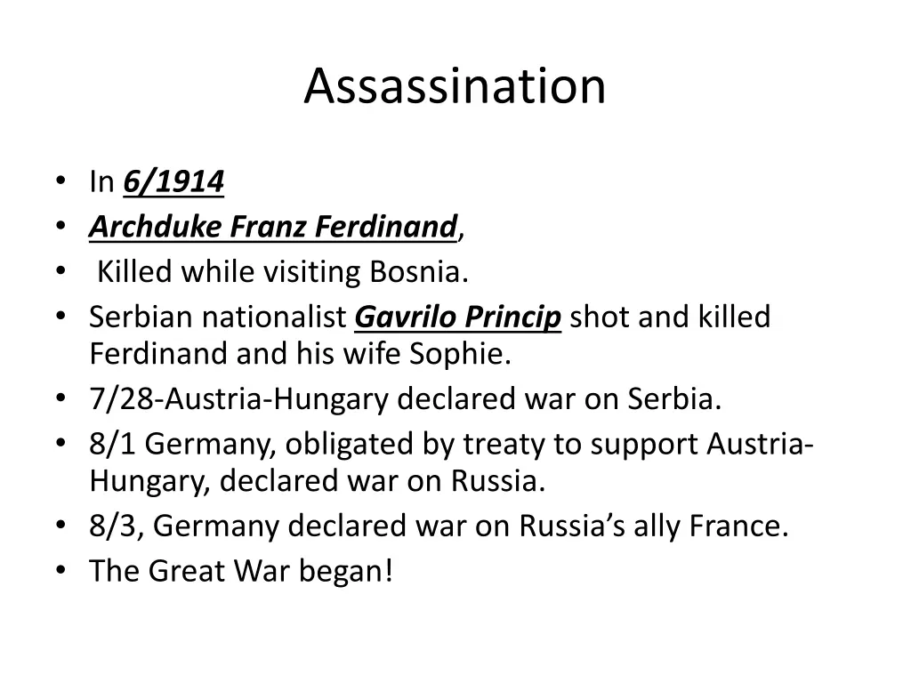 assassination