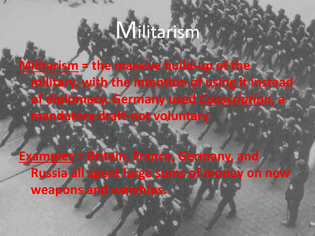 m ilitarism