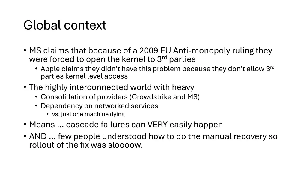global context
