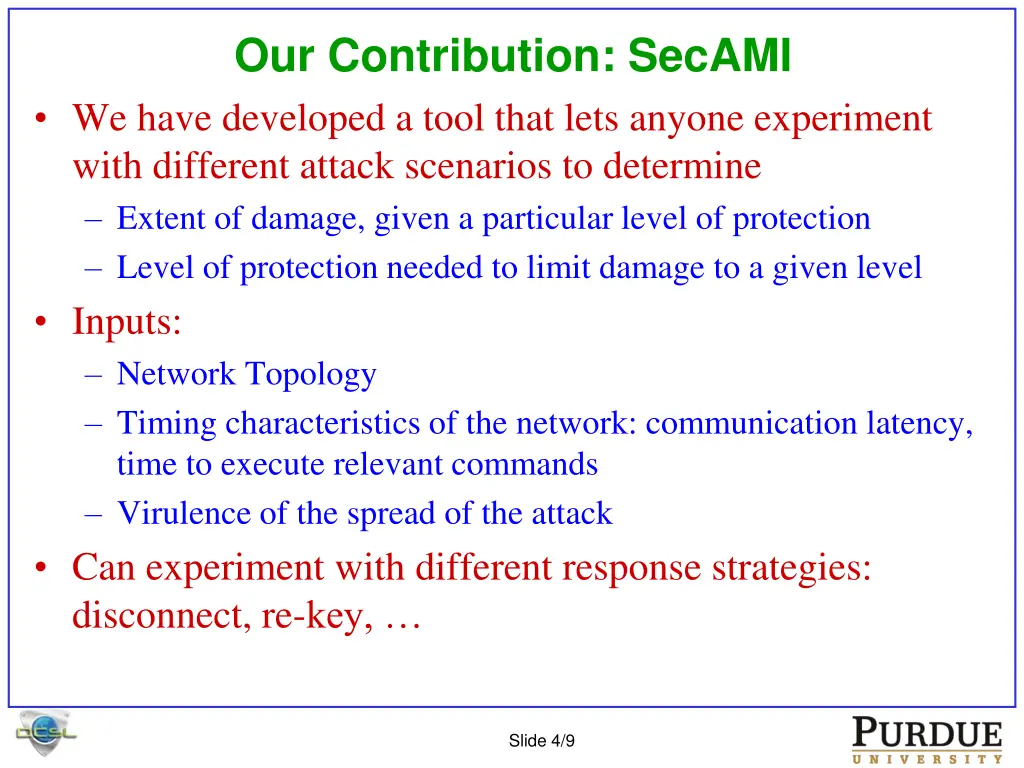 our contribution secami we have developed a tool