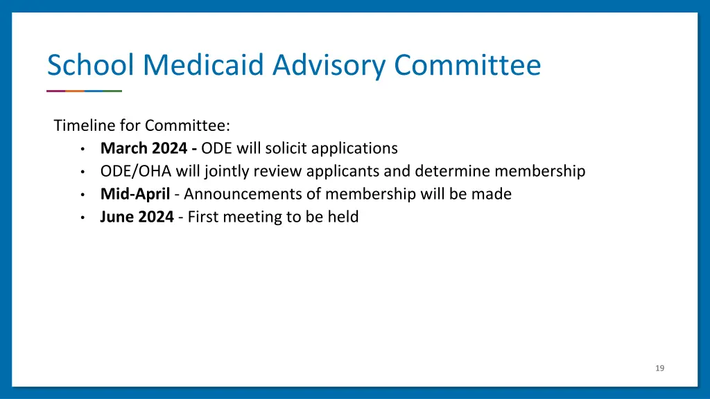 school medicaid advisory committee 2