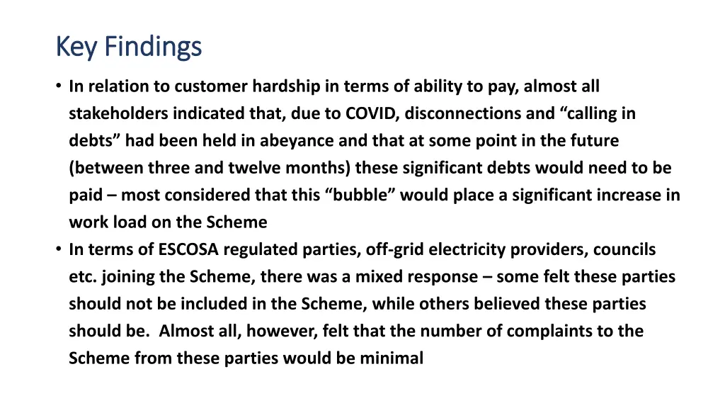 key findings key findings 7