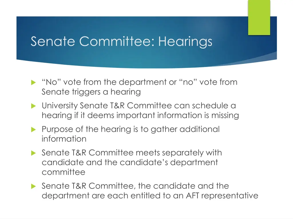 senate committee hearings