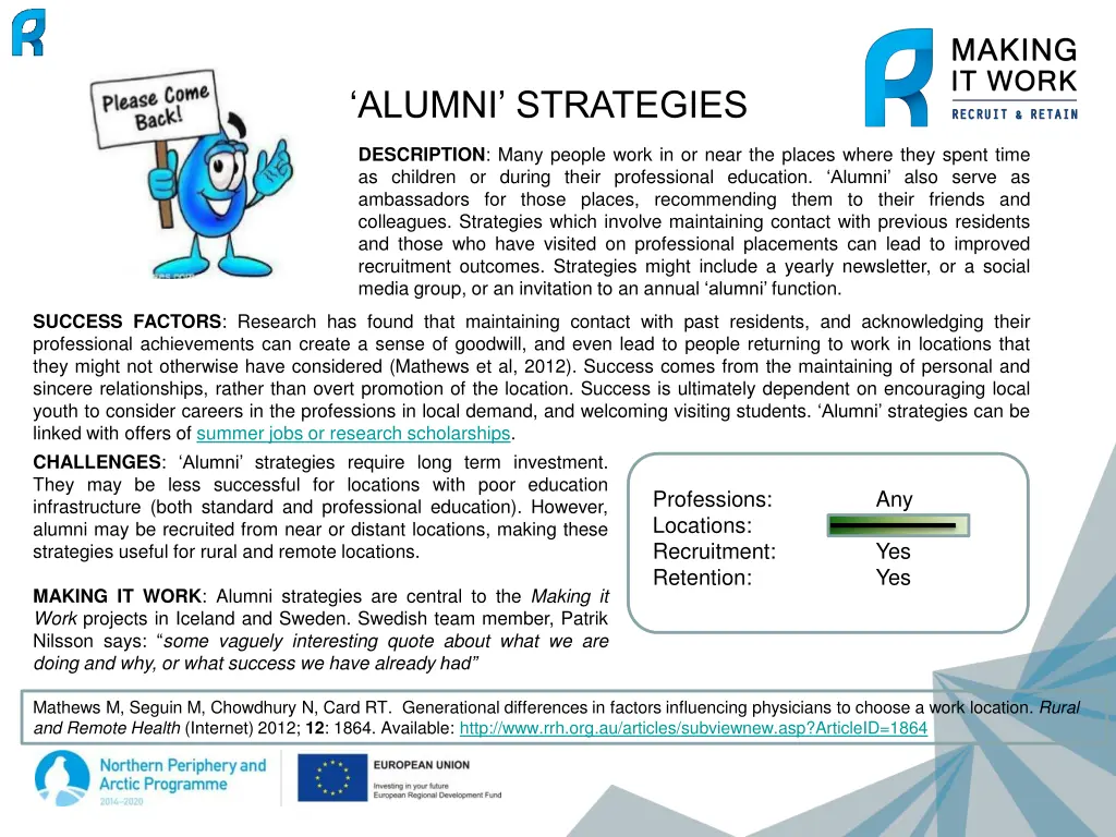 alumni strategies