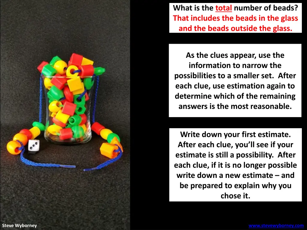 what is the total number of beads that includes