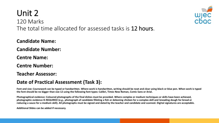 unit 2 unit 2 120 marks the total time allocated