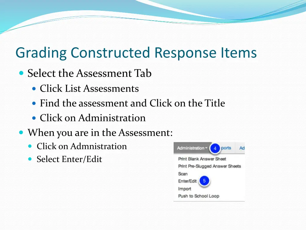grading constructed response items