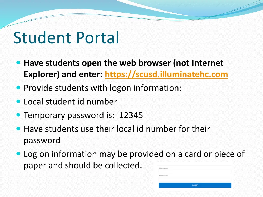 student portal