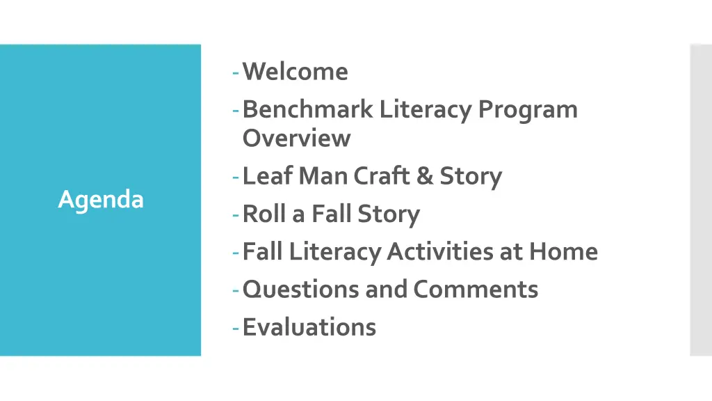 welcome benchmark literacy program overview leaf