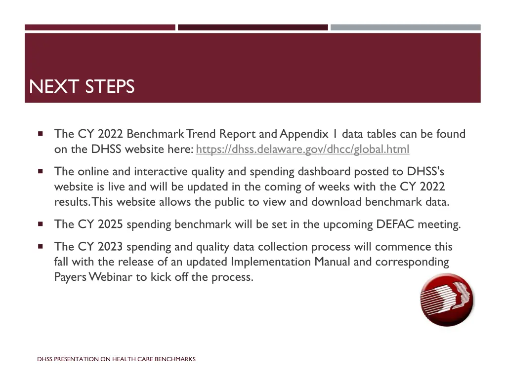 next steps