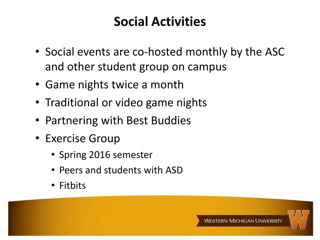 social activities