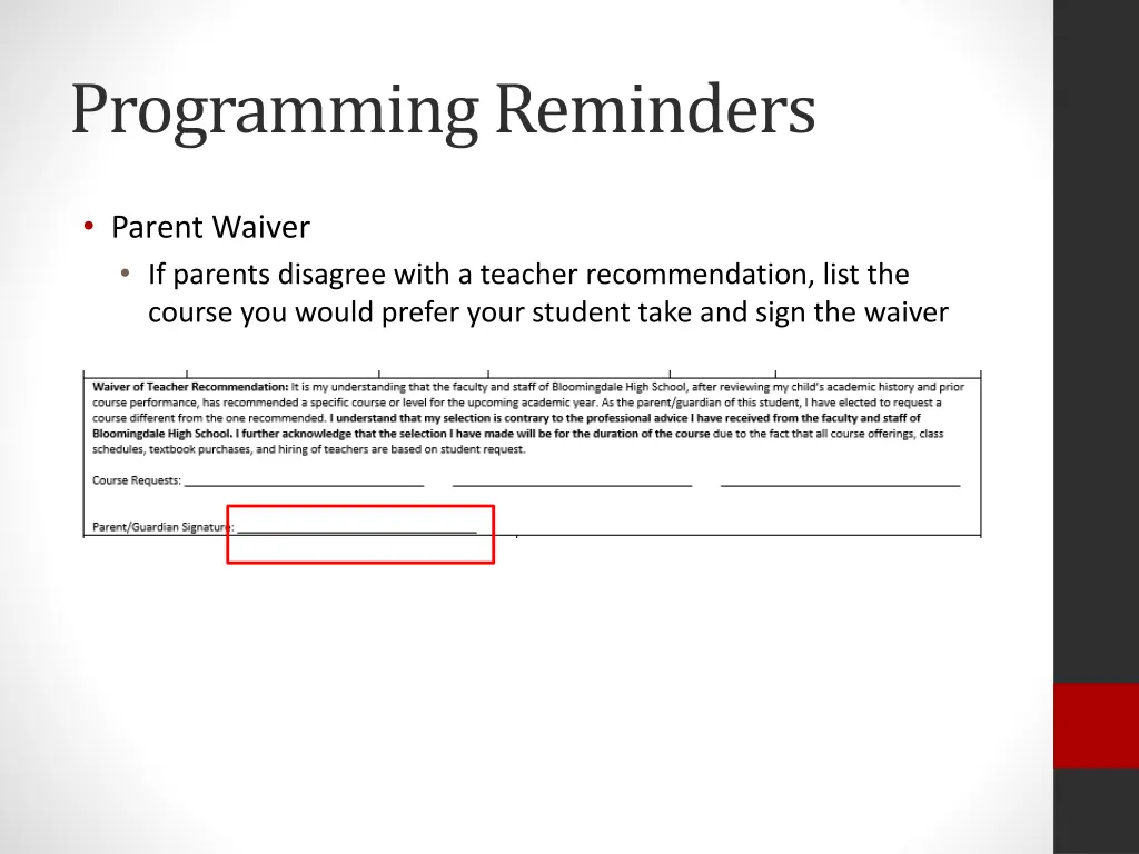 programming reminders 3