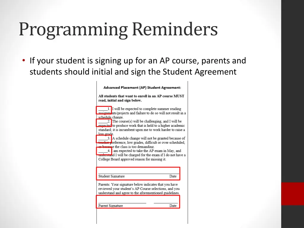 programming reminders 5