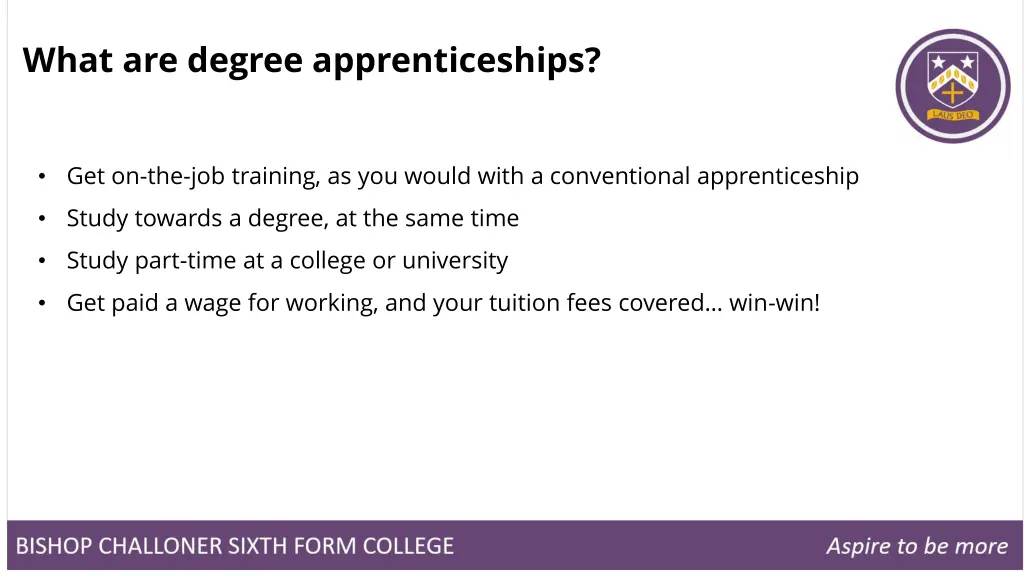 what are degree apprenticeships