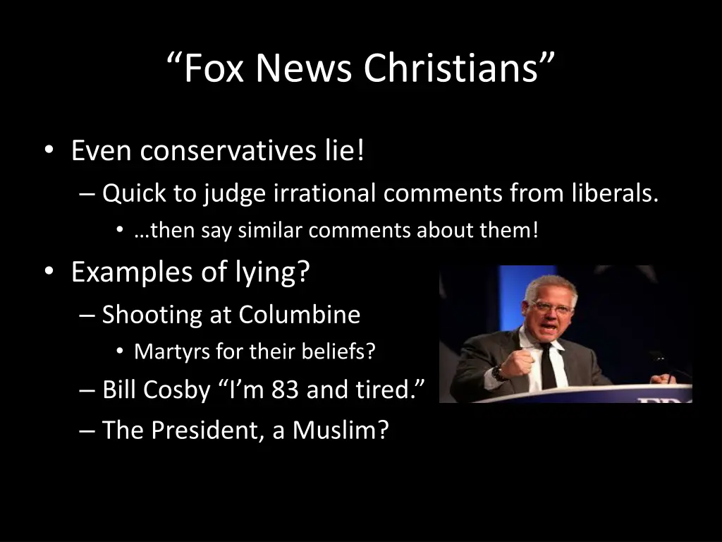 fox news christians