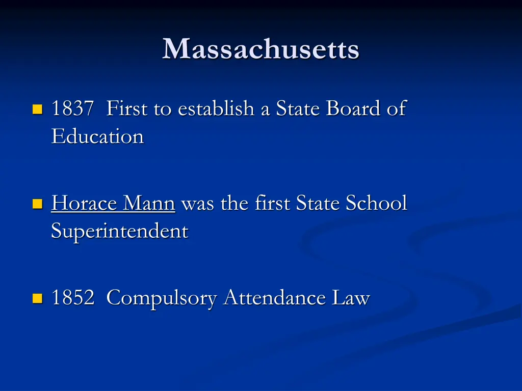 massachusetts