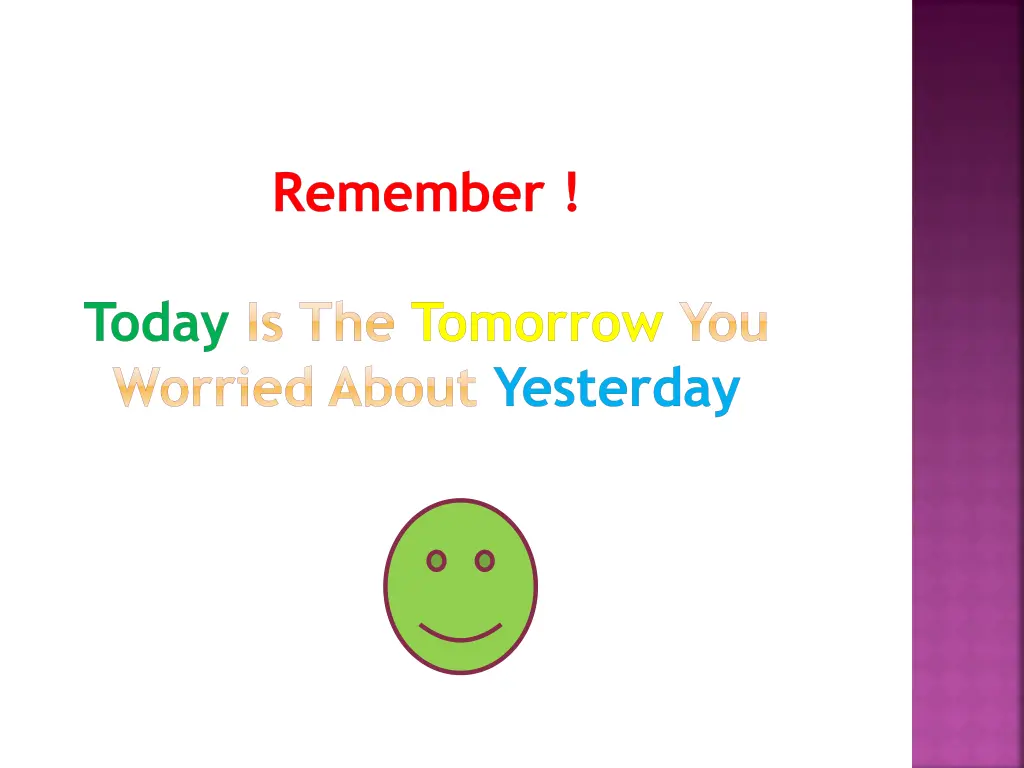 remember