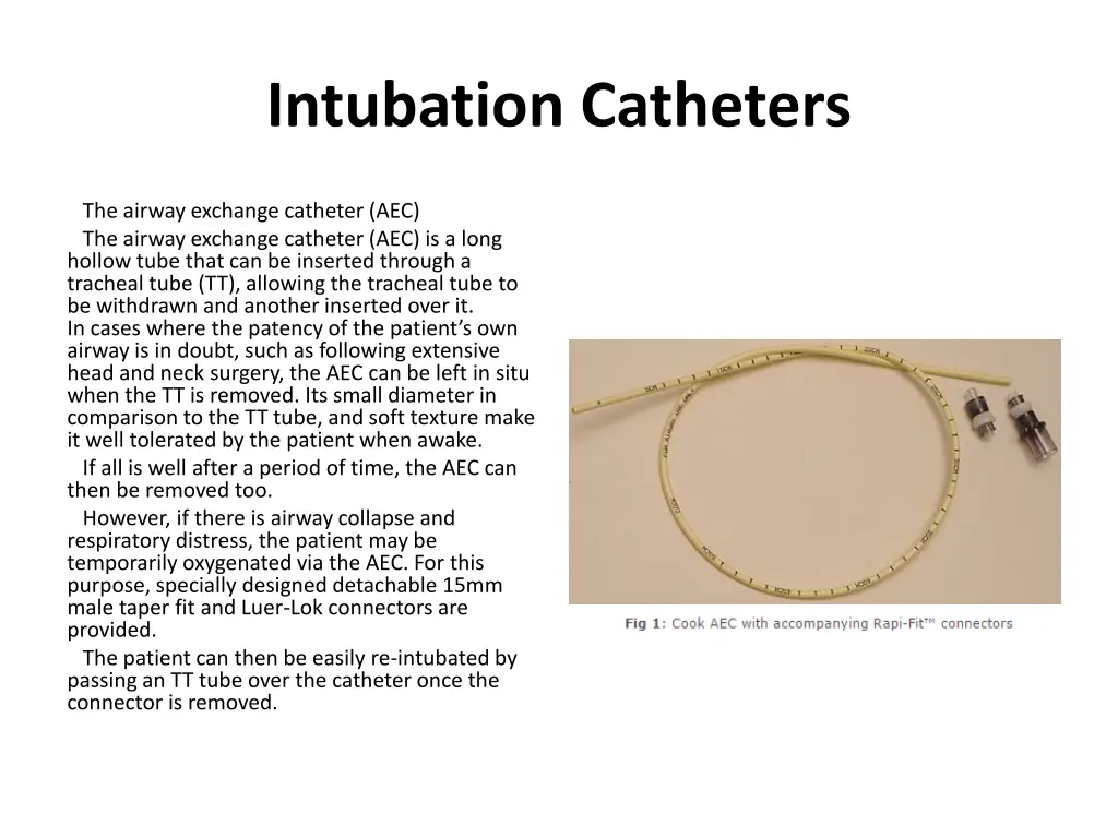 intubation catheters 1