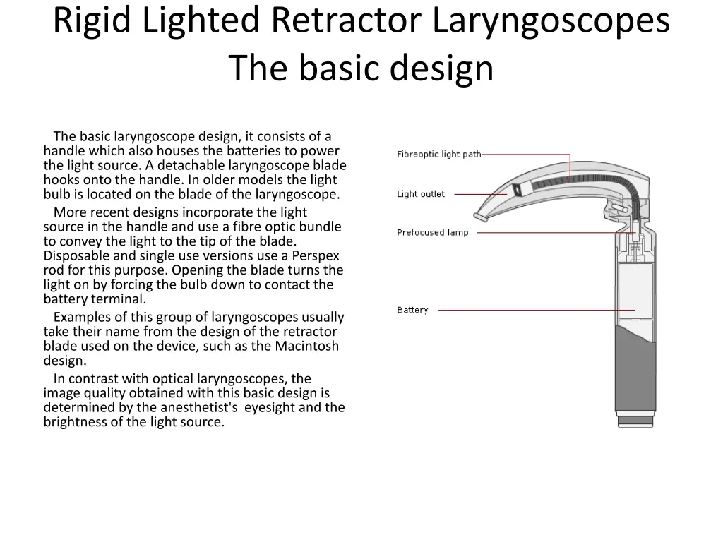 rigid lighted retractor laryngoscopes the basic
