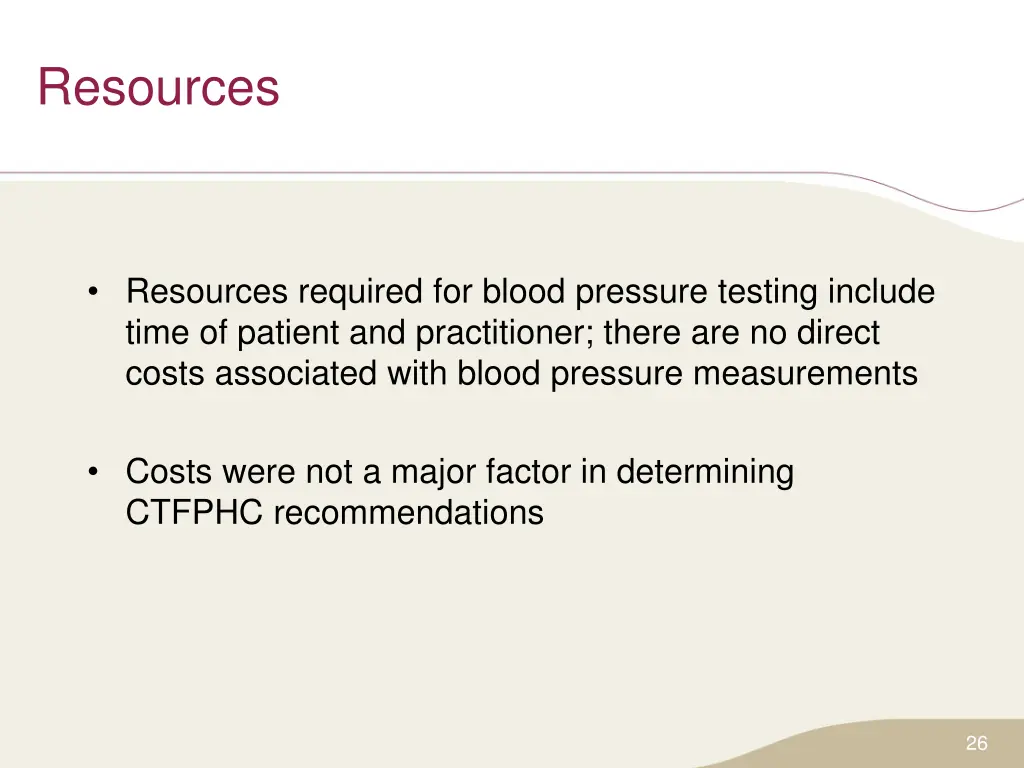 resources