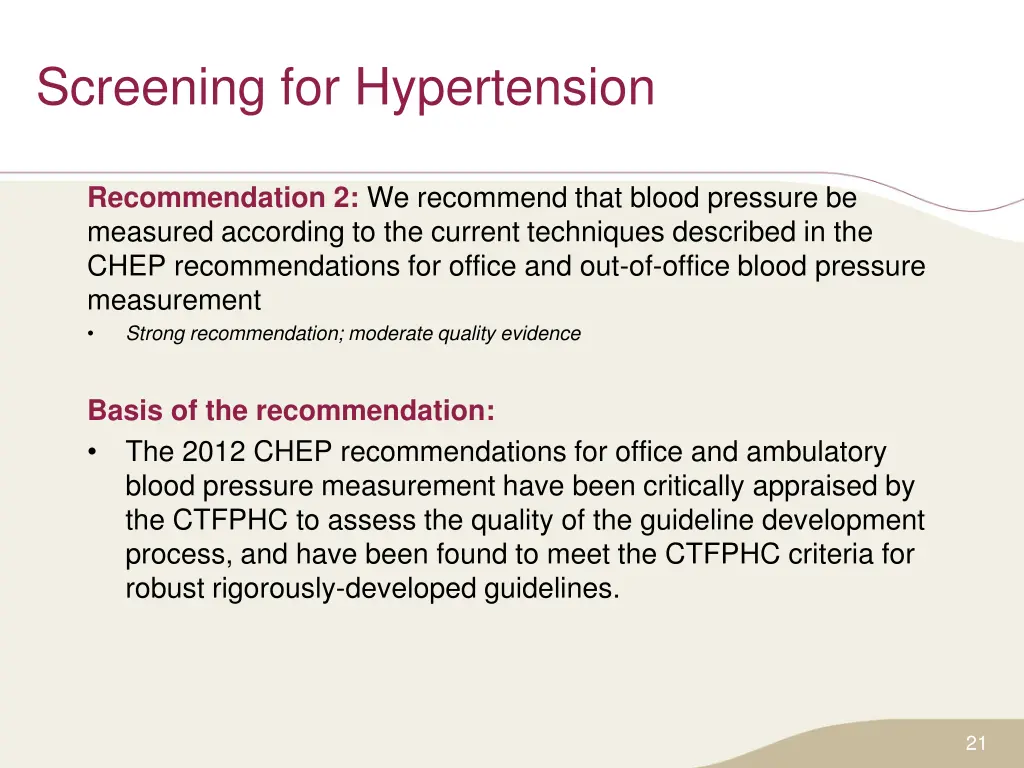 screening for hypertension 5