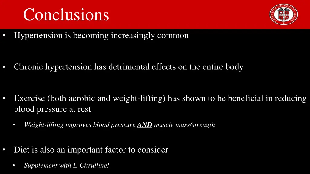 conclusions