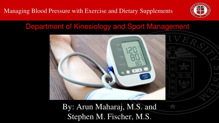 managing blood pressure with exercise and dietary