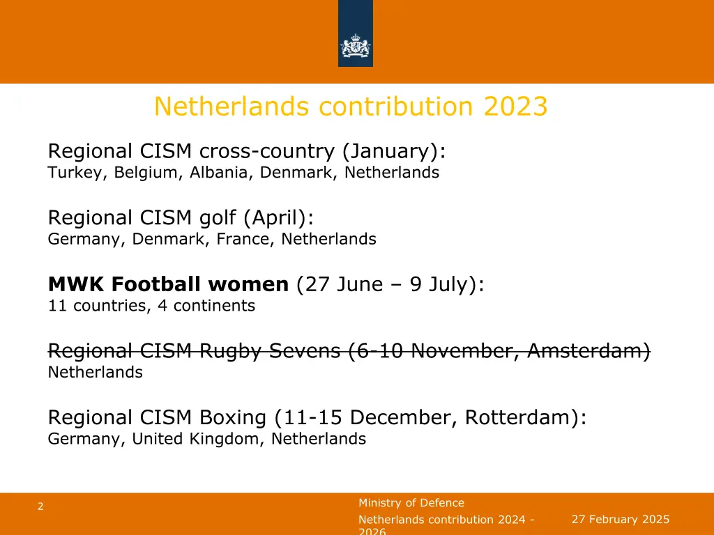 netherlands contribution 2023
